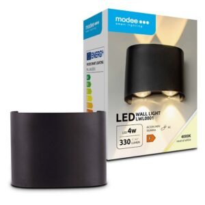 LED-fassaadivalgusti MODEE (LWL0001) 4W (330 lumen) IP65 98x75x40mm | Elektrikaubad | Modee | Trollo.ee | Üle 10 000 toote