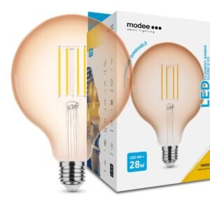 LED-lamp Filament Amber Globe G125 4W E27 320° 1800K (300 lumen) dimmerdatav | Elektrikaubad | Modee | Trollo.ee | Üle 10 000 toote