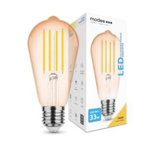 LED-lamp Filament Amber ST58 4W E27 320° 1800K (320 lumen) | Elektrikaubad | Modee | Trollo.ee | Üle 10 000 toote