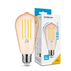 LED-lamp Filament Amber ST64 4W E27 320° 1800K (300 lumen) dimmerdatav | Elektrikaubad | Modee | Trollo.ee | Üle 10 000 toote