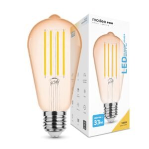 LED-lamp Filament Amber ST64 4W E27 320° 1800K (320 lumen) | Elektrikaubad | Modee | Trollo.ee | Üle 10 000 toote