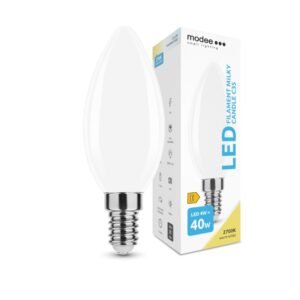 LED-lamp Filament Milky Candle C35 4W E14 360° 2700K (470 lumen) | Elektrikaubad | Modee | Trollo.ee | Üle 10 000 toote
