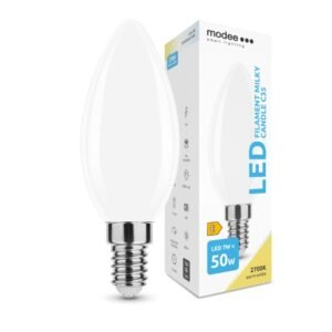 LED-lamp Filament Milky Candle C35 7W E14 360° 2700K (680 lumen) | Elektrikaubad | Modee | Trollo.ee | Üle 10 000 toote