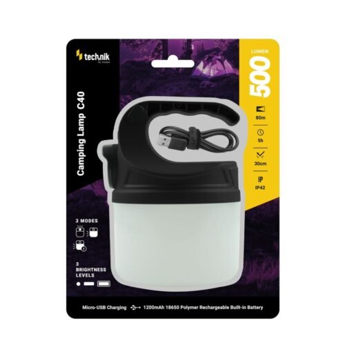 LED-matkalamp/kandelamp Technik C40