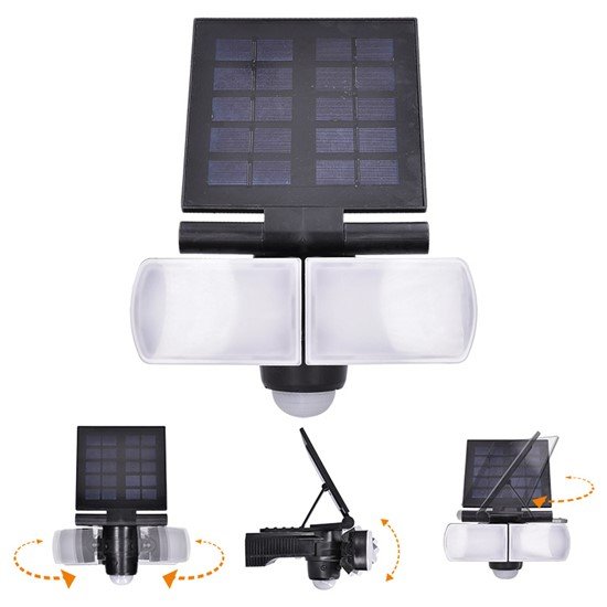 LED-prožektor SOLAR liikumisanduri ja akuga 8W 600lm*** 19