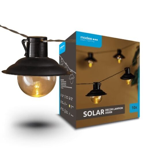 LED-valguskett Modee Solar DS008 päikesepaneeliga 10LED 4