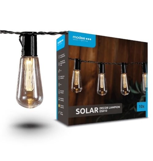 LED-valguskett Modee Solar DS010 päikesepaneeliga 10LED 4
