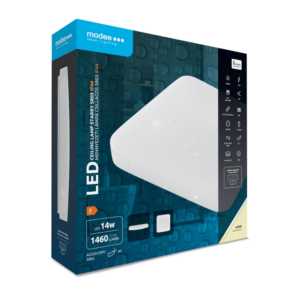 LED-valgusti/plafoon MODEE nelinurk 14W 4000K IP44 (1460 luumenit)