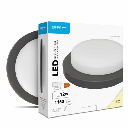 LED-valgusti/plafoon MODEE ümmargune 12W 4000K IP65 (1160 luumenit)