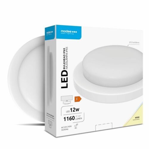 LED-valgusti/plafoon MODEE ümmargune 12W 4000K IP65 (1160 luumenit)