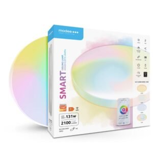 LED-valgusti/plafoon Smart (Tuya Wi-Fi) ümar 20W 120° RGB (2100 lumen)