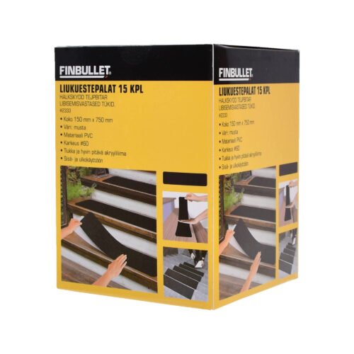 Libisemisvastane teip 150x750mm trepile 15tk/pakendis