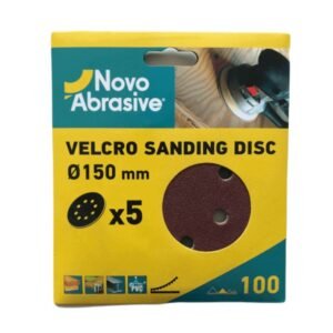 Lihvpaberkettad NovoAbrasive 150mm A100 VELCRO takjakinnitus