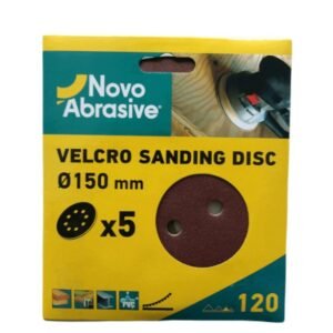 Lihvpaberkettad NovoAbrasive 150mm A120 VELCRO takjakinnitus