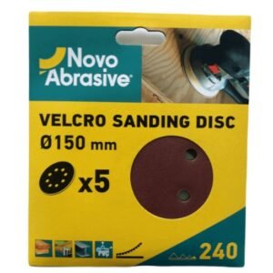 Lihvpaberkettad NovoAbrasive 150mm A240 VELCRO takjakinnitus