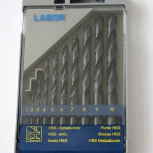 Metallipuuride komplekt (1-10mm) 10-osaline | Tarvikud>Puurid>Metallipuurid | Labor | Trollo.ee | Üle 10 000 toote
