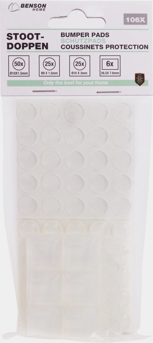 Mööblipadjakeste komplekt BENSON 106tk, silikoon