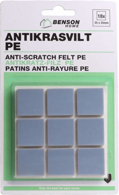 Mööblipadjakeste komplekt BENSON RUBBER 18tk 25X25mm | Kodukaubad | Benson Tools | Trollo.ee | Üle 10 000 toote