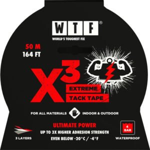 Niiskuskindel teip WTF X3 EXTREME 50M X 48MM | Tarvikud>Kinnitusvahendid>Teibid | WTF | Trollo.ee | Üle 10 000 toote