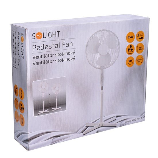 Põrandaventilaator 230V 40cm, reguleeritav kõrgus