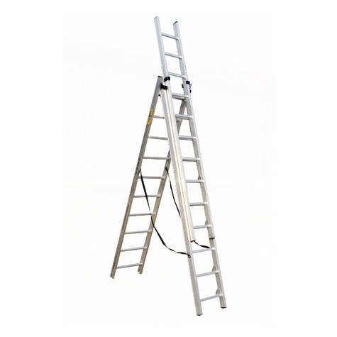 Redel 3x11, 3-osaline, 11 astet, alumiinium