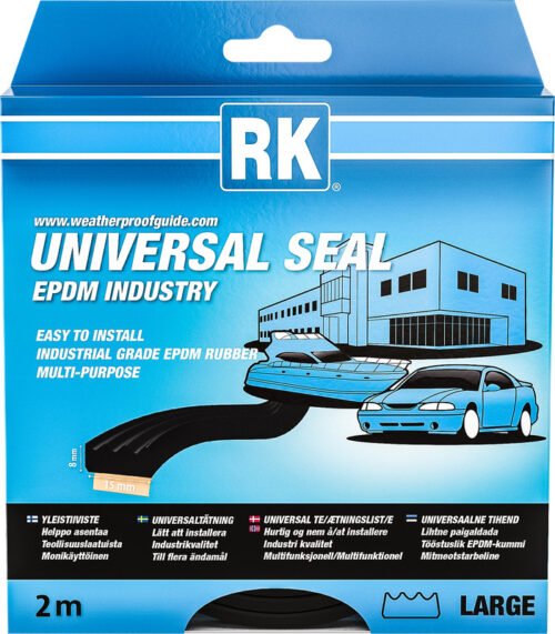 Tööstuslik tihend RK Universal Seal Industry universaalne must 8x15mm 2m | Kodukaubad | RK | Trollo.ee | Üle 10 000 toote