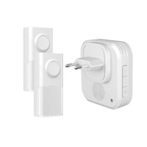 Uksekell juhtmevaba + 2 nuppu