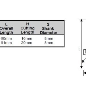 Ülafreesitera  8x20xR13 laagriga 1602 | Tarvikud>Freesiterad>Soonefrees | Tamoline | Trollo.ee | Üle 10 000 toote