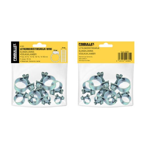 Voolikuklambrid 12tk/pakendis | Aiatööriistad>Aiavoolikud | Finbullet | Trollo.ee | Üle 10 000 toote