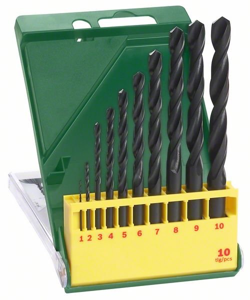 10-osaline HSS-R metallipuuride komplekt | Tarvikud>Puurid>Metallipuurid | Bosch | Trollo.ee | Üle 10 000 toote