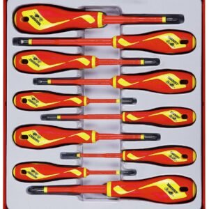 10 osaline Kruvitsakomplekt 1000 V Teng Tools TTDV910N | Käsitööriistad>Kruvikeerajad>Kruvikeerajate komplektid | Teng Tools | Trollo.ee | Üle 10 000 toote