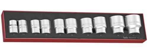 10osaline padrunikomplekt. 3/4″ nelikantkinnitusega. Teng Tools TEX3410 | Käsitööriistad>Padrunid>Padrunite komplektid | Teng Tools | Trollo.ee | Üle 10 000 toote