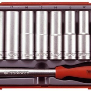 11osaline 1/2'' nelikantkinnitusega padrunikomplekt Teng Tools TT1211 | Käsitööriistad>Padrunid>Padrunite komplektid | Teng Tools | Trollo.ee | Üle 10 000 toote