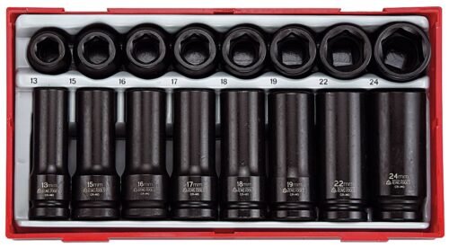 1/2″ jõupadrunite komplekt TengTools TT9120DN | Käsitööriistad>Padrunid>Padrunite komplektid | Teng Tools | Trollo.ee | Üle 10 000 toote