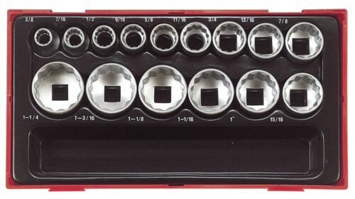 1/2″ padrunite komplekt TT1215AF | Käsitööriistad>Padrunid>Padrunite komplektid | Teng Tools | Trollo.ee | Üle 10 000 toote