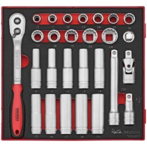 1/2″ padrunvõtmekomplekt TED1227 TengTools | Käsitööriistad>Padrunid>Padrunite komplektid | Teng Tools | Trollo.ee | Üle 10 000 toote