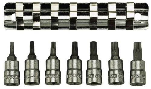 1/4″ TORX- padrunite komplekt M1408TX | Käsitööriistad>Padrunid>Padrunite komplektid | Teng Tools | Trollo.ee | Üle 10 000 toote