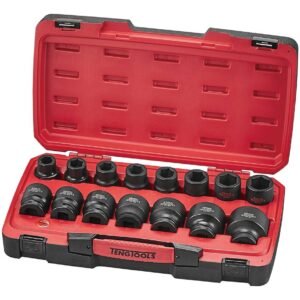17-osaline 3/4" nelikantkinnitusega löökpadrunite komplekt Teng Tools T9417 | Pole olemas | Teng Tools | Trollo.ee | Üle 10 000 toote