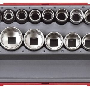 17osaline padrunikomplekt. 1/2" nelikantkinnitusega Teng Tools TT1217 / TT1217-6 | Käsitööriistad>Padrunid>Padrunite komplektid | Teng Tools | Trollo.ee | Üle 10 000 toote