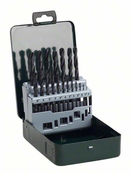 19-osaline HSS-R metallipuuride komplekt | Tarvikud>Puurid>Metallipuurid | Bosch | Trollo.ee | Üle 10 000 toote