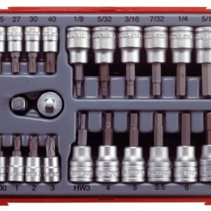 35osaline padrunotsakukomplekt 1/4'' ja 3/8'' nelikantkinnitusega Teng Tools TTBS35 | Käsitööriistad>Padrunid>Padrunite komplektid | Teng Tools | Trollo.ee | Üle 10 000 toote
