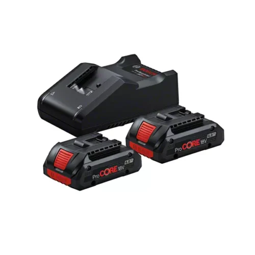 Aku  Bosch GBA 18V 2x4.0Ah ProCORE18V + laadija GAL 18V-40 | Akutööriistad>Akud ja laadijad | Bosch | Trollo.ee | Üle 10 000 toote