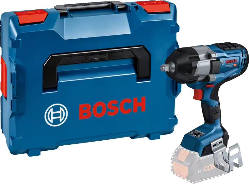 Akulöökmutrikeeraja Bosch GDS 18V-1000 + GCY 43 (ilma aku ja laadijata) + kohver L-Boxx
