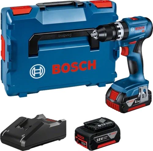 Akulööktrell Bosch GSB 18V-45 (3x2.0Ah