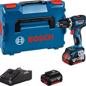 Akulööktrell Bosch GSB 18V-90 C (2x4.0Ah