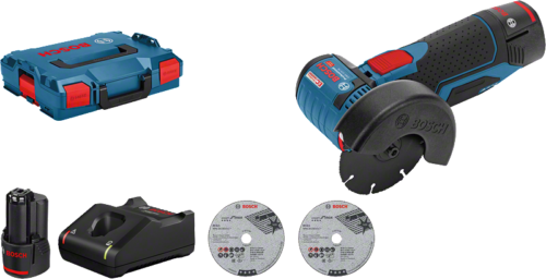 Akunurklihvija Bosch GWS 12V-76 V-EC (2x3.0Ah + laadija) | Akutööriistad>Akunurklihvijad | Bosch | Trollo.ee | Üle 10 000 toote