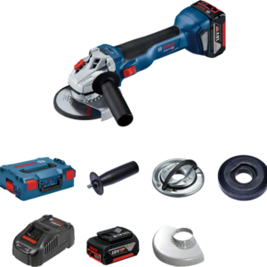 Akunurklihvija Bosch GWS 18-10 (2x5.0Ah + kiirlaadija) | Akutööriistad>Akunurklihvijad | Bosch | Trollo.ee | Üle 10 000 toote