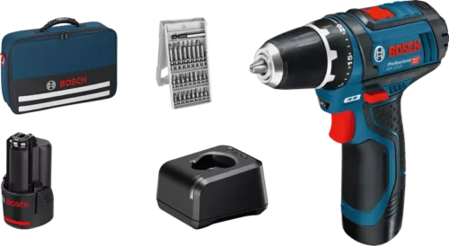 Akutrell Bosch GSR 12V-15 (2x2.0Ah