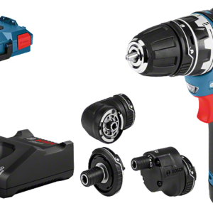 Akutrell Bosch GSR 12V-15 FC  koos 4 adapteriga  (2x2.0Ah + laadija) | Akutööriistad>Akutrellid | Bosch | Trollo.ee | Üle 10 000 toote