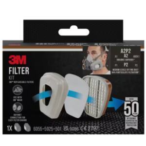 Filtrite komplekt 6002-1 A2P2 orgaanilised aurud (2x6055